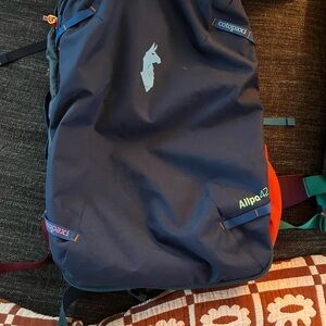 Cotopaxi Allpa 42L Backpack - Navy and Red